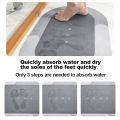 Super Absorbent Bath Mat Quick Drying Bathroom Rug Non-Slip Entrance Doormat Skin Floor Mats Toilet Carpet Home Decor Bathroom toilet door mat soft diatom mud absorbent pad bathroom non-slip foot pad toilet carpet Note random color will be deliver  Link. 