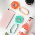Techmanistan 3-in-1 Multifunctional Plastic & Silicone Material Bottle Opener For Jar/Plastic Bottle/Soda Water Bottle - Random Color. 