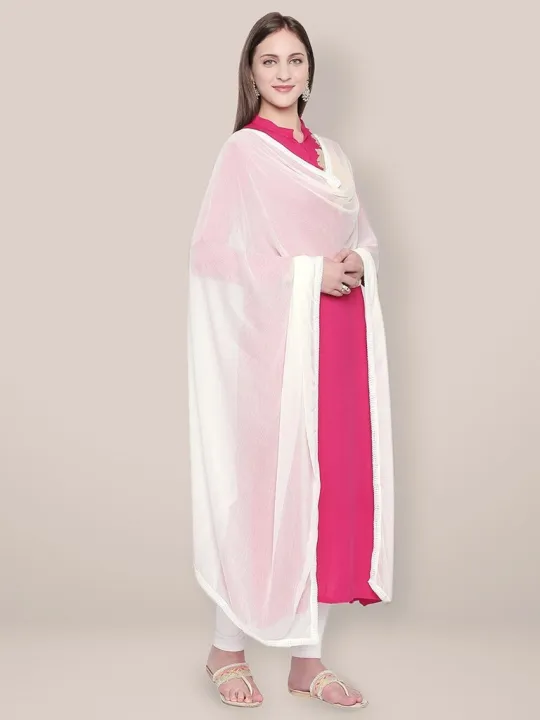 Plain%20Chiffon%20Dupatta%20with%20Lace%20Border%20-%20Image%202