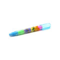 Pack of 6 Fancy Rocket Eraser Pen Shape Push Erasers for Kids / Stylish Erasers for Girls, Boys / Cute Eraser Birthday Return Gift for Kids. 