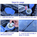 2 Pcs Car Windshield Cleaning Effervescent Tablets Ultra-clear Wiper Glass Cleaner. 