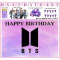 BTS birthday decorations / bts birthday theme / bts birthday balloons / bts theme birthday decoration / Birthday accessories / birthday decorations / party supplies. 