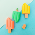 BRIZEM Ice Cream Stick Popsicle Shape Highlighters marker pen (pack of 6 )  (Set of 6, Multicolor). 