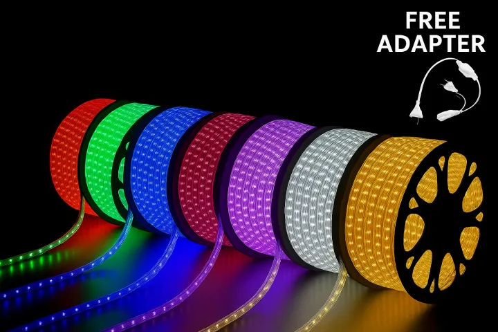 High Quality Rope Light LED RGB Waterproof Strip | Flexible Rope Lights ...