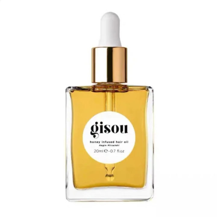 Honey Infused Hair Oil Finishing Shine Moisture Boosts Tame Frizz Overnight Treatment Essential Oil Hair Conditioner 20ml