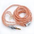 KZ 90-6 ZSX/ZAX/ZAS/ZES/ZS10 Pro/ZEX Pro/ZSN Pro Earphone Wire OFC Oxygen-Free Copper Upgrade Cable 0.75MM 3.5MM Headphone Cord. 
