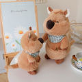 Quokka Doll Plush Toys Animal Doll Cute Scarf Kangaroo Soothing Pillow Ragdoll Gift. 