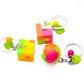 6 Pieces Keychain Puzzle Cube Square and Round. 