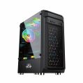 RGB Gaming PC with 4 RGB Fans, H81 Motherboard, Core i7 4th, 16GB RAM, 128GB SSD, 500GB HDD, 4GB NVIDIA GEFORCE GTX 1050ti. 
