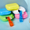 Denture Cleaning Brush Soft Multi-Layered Bristles False Teeth Brush Y-shape Oral Care Tool Teeth Brushes Denture Box Demoo. 
