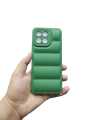 Honor X6 Back Cover Soft Puffer Down Jacket Camera Protection Phone Case. 