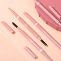 1.5mm Ultra Fine Double-Ended Eyebrow Pencil (Kemelo) Waterproof Sweat-proof Long Lasting Professional Eye Makeup For Women. 