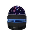 360° Rotating Star Projection Lamp LED Galaxy Starry Sky Night Light USB Charging Ambient Light Romantic Starlight Projector Children Bedroom Star Moon Table Bedside Lamp Decoration. 