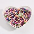 ABS Imitation Pearl Beads 3/4/6/8/10MM NO HOLE DIY Round Plastic Acrylic Spacer Beads for Jewelry Making. 