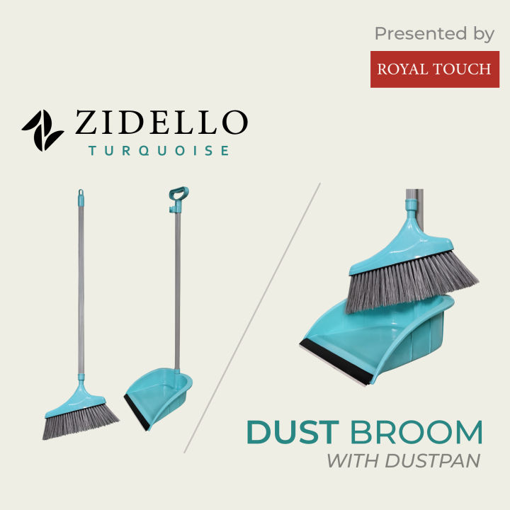 Standing Broom And Dustpan Set - Dustan pan with Brush - jharu supri ka set