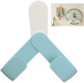 Self Adhesive Pot Lid Holder No-Punch Wall-Mounted Rotatable Pot Lid Rack Adjustable Hanging Pan Cover Organizer Cutting Board Storage Kitchen Household Set Kitchen Tools. 