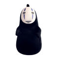 Creative anime plush toy Hayao Chihiro Miyazaki same style doll faceless male doll decoration with printing. 