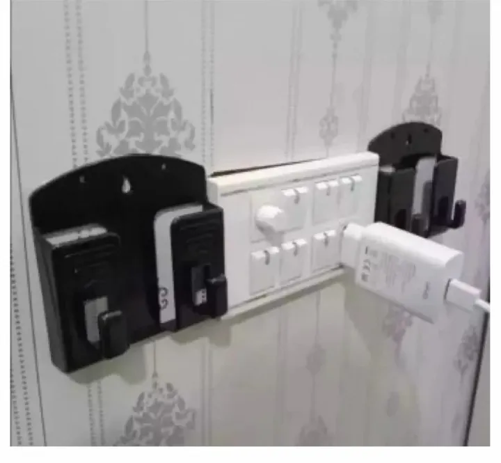 Wall%20Mount%20Phone%20Holder%20%7C%20Phone%20Stand%20for%20Bed%20%7C%20Remote%20Control%20Holder%20with%20Hooks%20%7C%20Wall%20Mounted%20Storage%20Organizer%20-%20Image%203