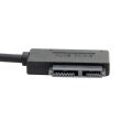USB 3.0 to 7+6 13Pin Slimline SATA Laptop CD/DVD ROM Optical Drive Adapter Cable. 