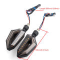 (Pack of 2) Indicator for Bike CD 70 | Fancy LED Turn Signal Indicator for Bike 125 with Parking DRL Light | Original, Flexible, and Stylish Indicators for Bikes. 