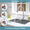 Pull Out Kitchen Sink Mixer | 304 SS Pull Out Shower Mixer Tap | Shower Tap with Movable Head Spray | Shower Head Spray Mixer for Kitchen Sink. 