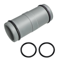2Piece Pool Hose Connector Swimming Pool Filter Pump Pipe Straight Joint Pool Accessory 1.25 Inch Pipe Connector Replacement Parts for INTEX. 