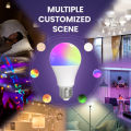 Multi Color Changing RGB Bulb Without Remote| SkyScraper Store. 