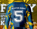 Customize Sports Jersey Kit With Full Sleeve Tee & Short. 