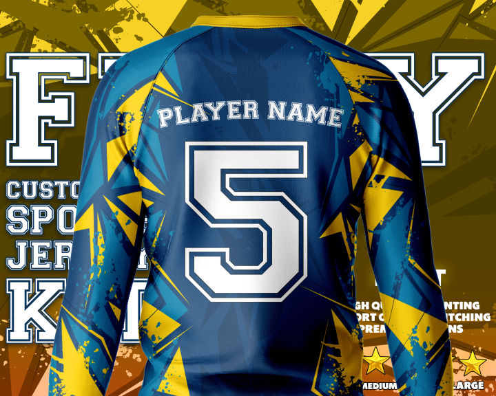 Customize%20Sports%20Jersey%20Kit%20With%20Full%20Sleeve%20Tee%20&%20Short%20-%20Image%206