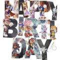 Sonic Theme Happy Birthday Banner - Happy Birthday Chain - Blue Color. 