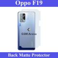Oppo F19 Back Matte Protector Soft Skin Sheet Soft Film Protection For Oppo F19. 