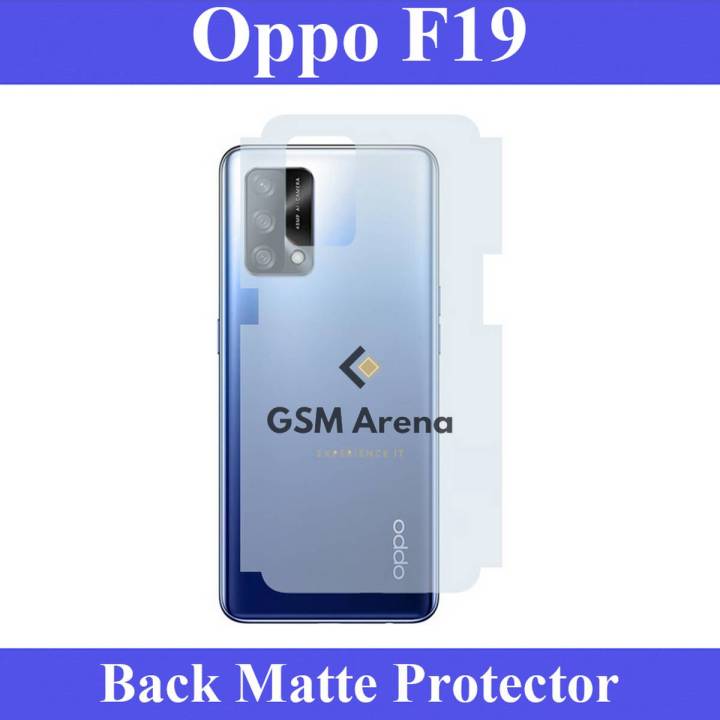 Oppo F19 Back Matte Protector Soft Skin Sheet Soft Film Protection For Oppo F19