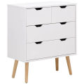 Victoria Lalani 4 Drawer 60Cm W Chest Of Drawers, Beautiful new Design With 4 Wooden Legs. 