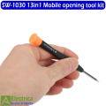 SW-1030 13 in 1 Mobile Phone Repair Screwdriver Set For Iphone Huawei Samsung Disassembly Opening Tools by electrica. 