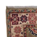 Traditional Rug Handmade Rug 2' 6 x 3' 8 ft Brown Medallion Carpet Rug Small Kaleen -G25370. 