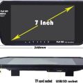 Video Touch Screen MP4 Player 7 Inch TFT LCD \ Mirror Monitor Car Rear View Camera Parking Backup Reverse Car mirror 7 inch LED TFT LCD Mirror MP4 Player Video Monitor Display Car Rear View Mirror Best Price in Pakistan NOTE random color will be de. 