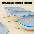 Arch Support Increase Height Insoles Light Weight Soft Elastic Lift Shoes Pads for Men Women 1.5CM 2.5CM 3.5CM Heighten Lift Cushion. 