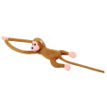 Cute Stuffed Monkey Plush Toy Doll Long Arm Hanging Gibbons Kids Birthday Gift. 
