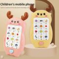 Montessori Educationtoys Can Chew on Light Music Mobile Baby Early Education Puzzle Phone Toys for Kids Gift. 