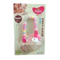 BAGASHION Baby fish Pacifier with Chain Holder Beautiful For kids Silicon Pacifier with Cap and Beaded Chain - BPA-Free Soother for baby Soother for baby boy Soother for baby girl Soother for newborn baby  Soother Pacifier with Clip-On Holder for Infants. 