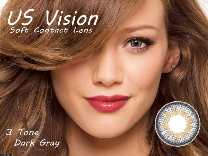 Drizzle style Eye contact lense eye care lense party wear lense in 3 tone dark grey  shades