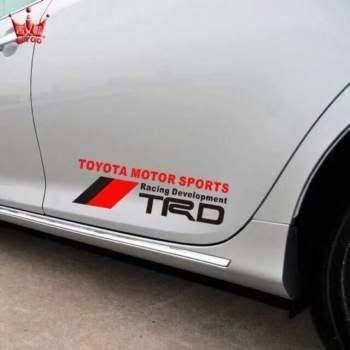 18 x 8 inches- RACING DEVELOPMENT TRD CAR STICKER for exterior decoration boys sports lovers