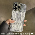 FundaNS flash mirror 12 Pro14 13 ne 15 light phone case suitable for retro European cupid angel aurora laser iPho Max I head protective cover luxury. 