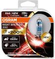 H4 - Osram Night Breaker Laser 200% - Headlights Bulbs - Germany - 3900K Color. 