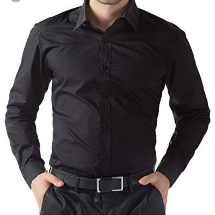 Black Dress Shirt For Men Keep Your Look Crisp And Stylish With A Black Dress Shirt For All Occasions Daraz.pk