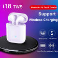 100% Orignal i18 tws_airpods i18 wireless blutooth earbuds Bluetooth 5.0. 