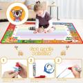 Aqua Magic Water Doodle Mat 47"x35" Large Water Drawing Magical Doodling Mat Coloring Mat Water Drawing Writing Pad Educational Toys for Kids Toddlers Boys Girls Cognitive Learning Gift Toys. 