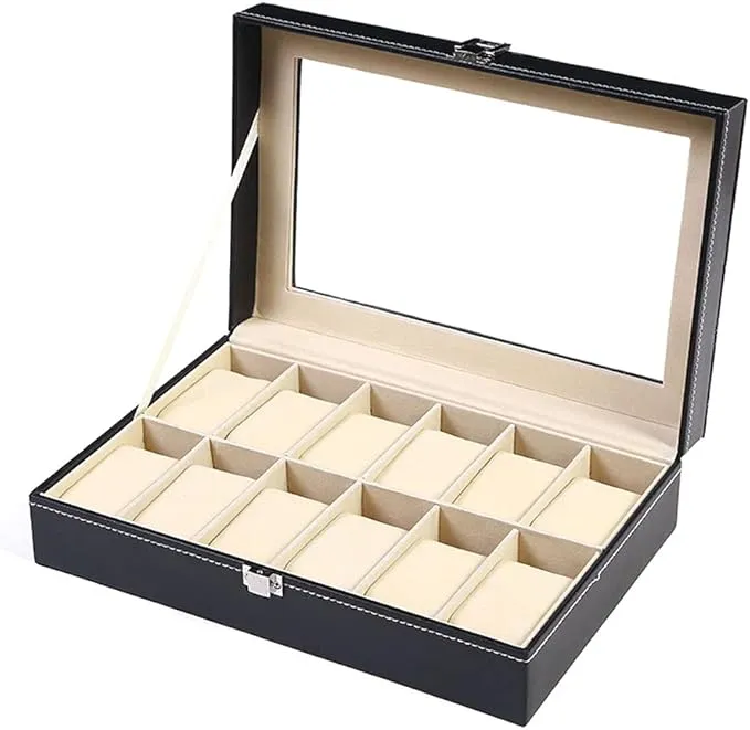 Watch%20Box%20for%20Men%20PU%20Leather%20Watch%20Organizer%20Storage%20Style%20Black%20Holds%20Up%20to%2012%20Watches%20-%20Image%204