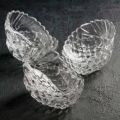 Premium & Delicate Ananas Glass Serving Bowls - 6x Unique Pineapple shaped serving bowls. 