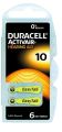 Duracell Hearing Aids Batteries / Duracell Hearing Aid Battery Size # 10 Yellow. 